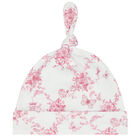 Baby Girls White & Pink Floral & Butterflies Babygrow Set, 1, hi-res